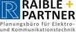 Logo der Firma Raible + Partner GmbH & Co. KG Planungsbüro für Elektro- und Kommunikationstechnik Niederlassung Frankfurt